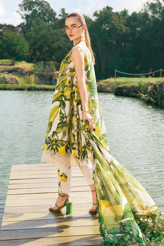 MARIA.B | MPRINTS WITH HEAVY EMBROIDERED LAWN | UNSTITCHED 3-PIECE SUIT | MPT-2503-A