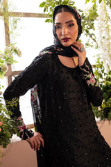 OPAL BY CHARIZMA | FULLY HEAVY MULTI THREAD EMBROIDERED SEQUENCE WORK WITH PEARL'S, STONE, & HANGING TASSELS WORK | UNSTITCHED 3-PIECE SUIT