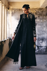 VIVORA BY SUFFUSE | ELEGANTLY ARTICLE | HEAVY THREAD EMBROIDERED SEQUENCE WORK WITH HANGING CRYSTAL TASSELS | LUXURY CHIFFON COLLECTION 25' | UNSTITCHED 3-PIECE SUIT