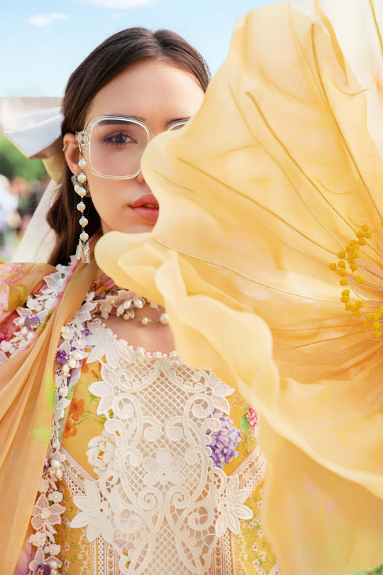 MARIA.B | MPRINTS 25' | LUXURY LAWN | HEAVY THREAD EMBROIDERED WORK | UNSTITCHED 3-PIECE SUIT | MPT-2509-A