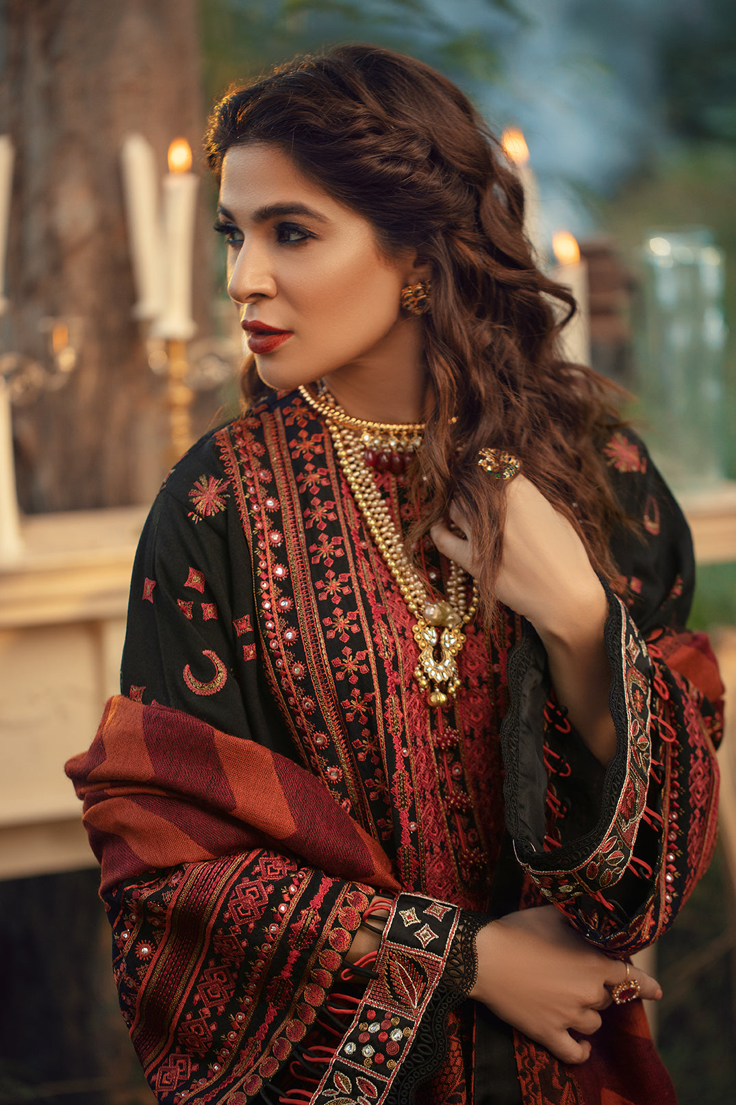 NAPOLI BY MARYAM HUSSAIN | LUXURY LAWN FULL HEAVY EMBROIDERED | Unstitched 3-PIECE SUIT