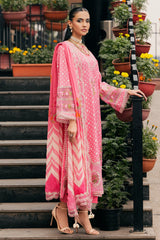 SWISSMISS BY CHARIZMA - SWISS LAWN 25" DIGITAL PRINTED WITH HEAVY EMBROIDERED - UNSTITCHED 3-PIECE SUIT