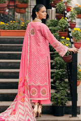 SWISSMISS BY CHARIZMA - SWISS LAWN 25" DIGITAL PRINTED WITH HEAVY EMBROIDERED - UNSTITCHED 3-PIECE SUIT