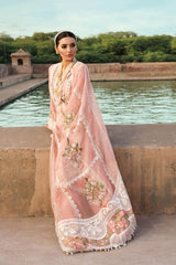 CRIMSON | A LACEY SUMMER - ROSE | LUXURY CHICKANKARI LAWN WITH HEAVY EMBROIDERED | UNSTITCHED 3-PIECE SUIT