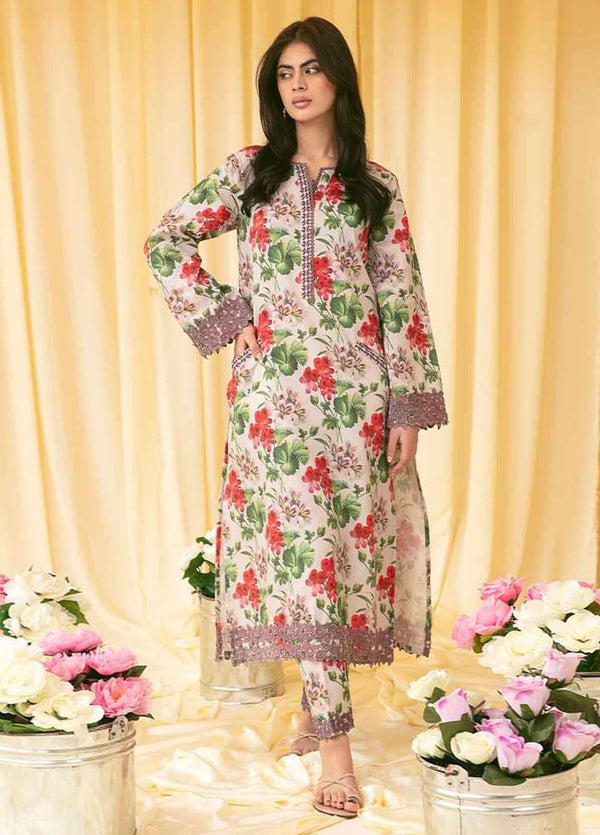 SUNNY MEADOW  BY MUSHQ 3D DIGITAL PRINTED LAWN WITH EMBROIDERED DRESS UNSTITCHED 3-PIECE