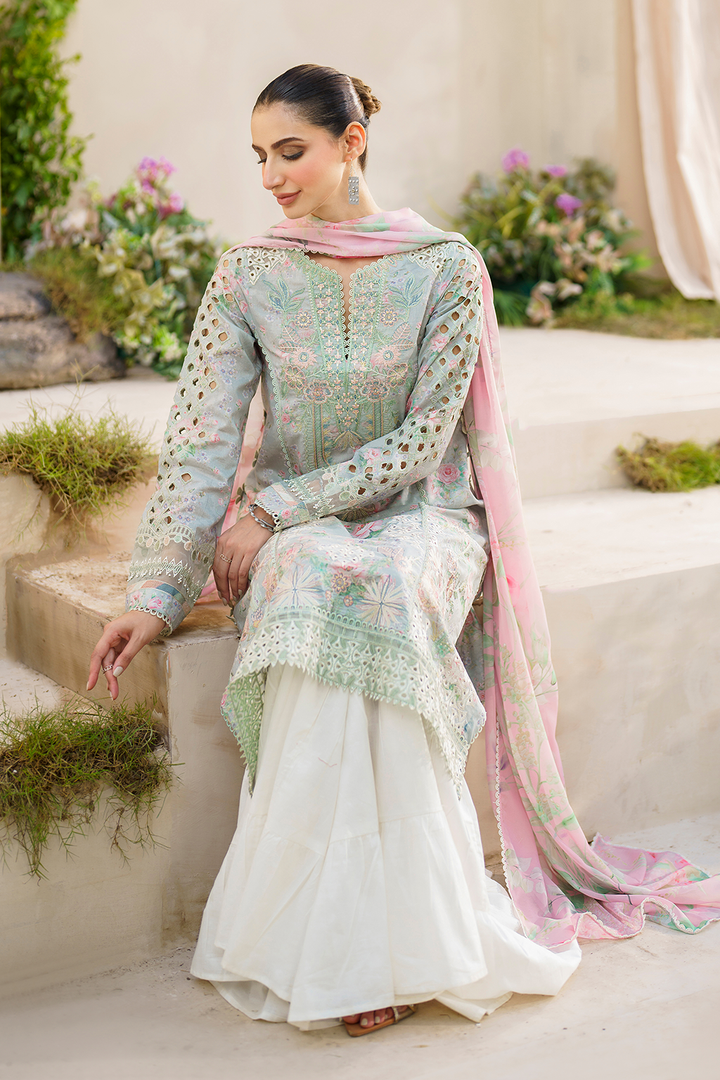 IZNIK | FESTIVE PRINTED WITH HEAVY EMBROIDERED LAWN | UNSTITCHED 3-PIECE SUIT -SFL-07