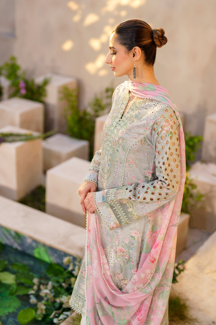 IZNIK | FESTIVE PRINTED WITH HEAVY EMBROIDERED LAWN | UNSTITCHED 3-PIECE SUIT -SFL-07