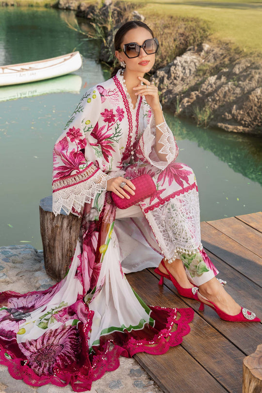 MARIA.B MPRINTS 2025" LUXURY LAWN EMBROIDERED COLLECTION MPT 2510 A