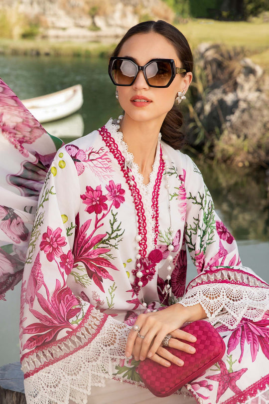 MARIA.B MPRINTS 2025" LUXURY LAWN EMBROIDERED COLLECTION MPT 2510 A