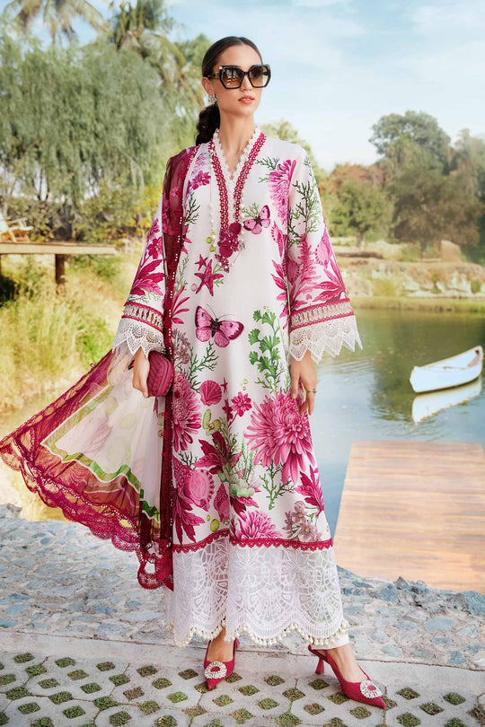 MARIA.B MPRINTS 2025" LUXURY LAWN EMBROIDERED COLLECTION MPT 2510 A