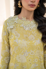 IZNIK | LUXURY DIGITAL PRINTED WITH HEAVY CHICKENKARI EMBROIDERED LAWN - UNSTITCHED 3-PIECE SUIT | EFL-08