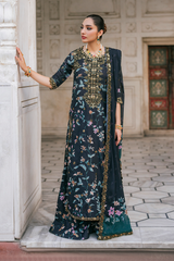 IZNIK | MULTI DIGITAL PRINTED LAWN WITH HEAVY EMBROIDERED | UNSTITCHED 3-PIECE SUIT