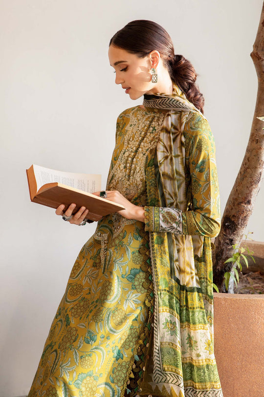 MARIA.B | MPRINTS WITH EMBROIDERED LAWN | UNSTITCHED 3-PIECE SUIT | MPT-2513-B