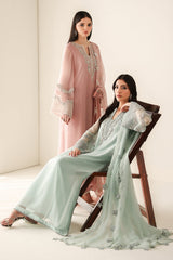 BAROQUE | THIS ELEGANT SET FEATURES A HANDMADE EMBELLISHED EMBROIDERED CHIFFON SHIRT | UNSTITCHED 3-PIECE SUIT | PR-1153