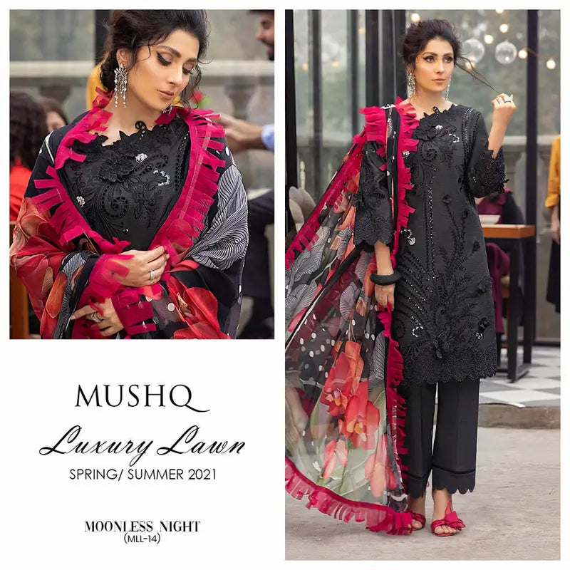 MUSHQ LUXURY LAWN CHIKANKARI COLLECTION