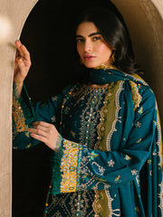 BIN ILYAS | FESTIVE EID 25' | MULTI THREAD EMBROIDERED LAWN | UNSTITCHED 3 PIECE SUIT | 157-A