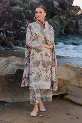 BAROQUE | BEAUTIFULLY ARTICLE | MULTI DIGITAL PRINTED WITH THREAD EMBROIDERED LAWN | UNSTITCHED 3-PIECE SUIT | UF-4126