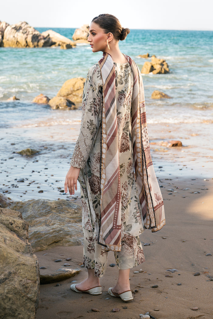BAROQUE | BEAUTIFULLY ARTICLE | MULTI DIGITAL PRINTED WITH THREAD EMBROIDERED LAWN | UNSTITCHED 3-PIECE SUIT | UF-4126