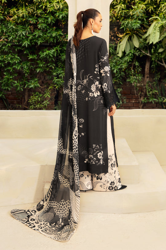 RIWAJ | RAMSHA | LUXURY LAWN DIGITAL PRINTED WITH EMBROIDERED | UNSTITCHED 3-PIECE SUIT | J-403