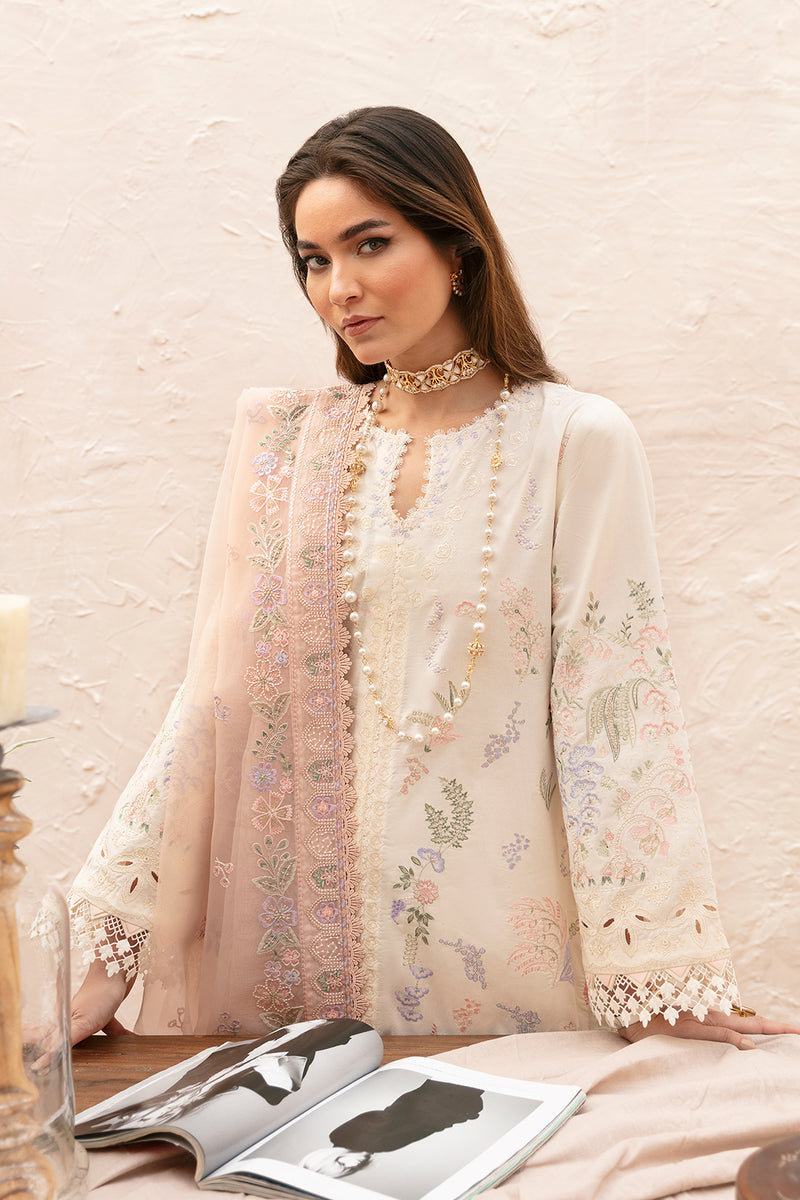 LUNA BY AFROZEH - CASCADE LUXURY LAWN 2025" – HEAVY EMBROIDERED – UNSTITCHED 3-PIECE SUIT