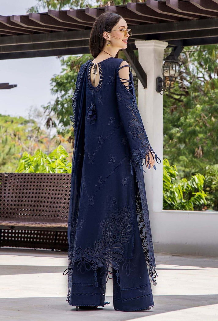 ADAN LIBAS | ELEGANTLY HEAVY EMBROIDERED CHICKANKARI LAWN | UNSTITCHED 3-PIECE SUIT | RARITY GLANCE-7200