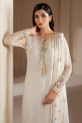 JAZMIN - ELEGANTLY ARTICLE | LUXURY CHIFFON | FULLY HEAVY EMBROIDERED SEQUENCE WORK | UNSTITCHED 3-PIECE SUIT | UC-3069