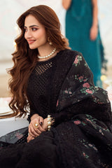 NUREH | ELEGANTLY FULLY HEAVY CHICKENKARI LAWN WITH THREAD EMBROIDERED SEQUENCE WORK & HEAVY LAZER CUT DESIGN | UNSTITCHED 3-PIECE SUIT | NE-151