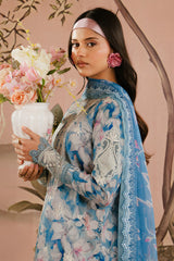 SCILLA BY AYZEL | LUXURY SWISS LAWN | MULTI DIGITAL PRINTED WITH EMBROIDERED | UNSTITCHED 3-PIECE SUIT |  AL-04