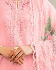 BAROQUE |LUXURY ORGANZA DRESS | FULLY HEAVY HAND EMBELLISHMENT EMBROIDERED MULTI SEQUENCE WORK, PEARL'S WORK & HANGING TASSELS WORK WITH LAZER CUT DESIGN ORGANZA DRESS | UNSTITCHED 3-PIECE SUIT