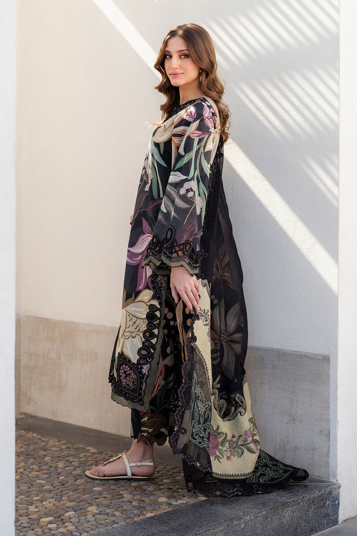 BAROQUE | MULTI DIGITAL PRINTED WITH PREMIUM EMBROIDERED LAWN | UNSTITCHED 3-PIECE SUIT | UF-4090
