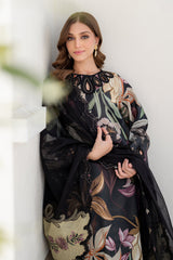 BAROQUE | MULTI DIGITAL PRINTED WITH PREMIUM EMBROIDERED LAWN | UNSTITCHED 3-PIECE SUIT | UF-4090
