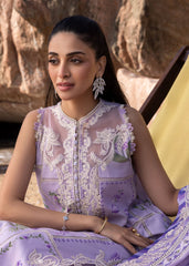 A GIRL IN THE GARDEN BY CRIMSON | ELEGANTLY MULTI DIGITAL PRINTED WITH FULLY HEAVY CHICKENKARI WORK & MULTI THREAD EMBROIDERED LAWN | UNSTITCHED 3-PIECE SUIT | D-07-A