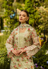 DEAR PARADISE BY ELAF | MULTI DIGITAL PRINTED WITH CHICKENKARI LAWN & HEAVY THREAD EMBROIDERED WORK | UNSTITCHED 3-PIECE SUIT | ELK-04A