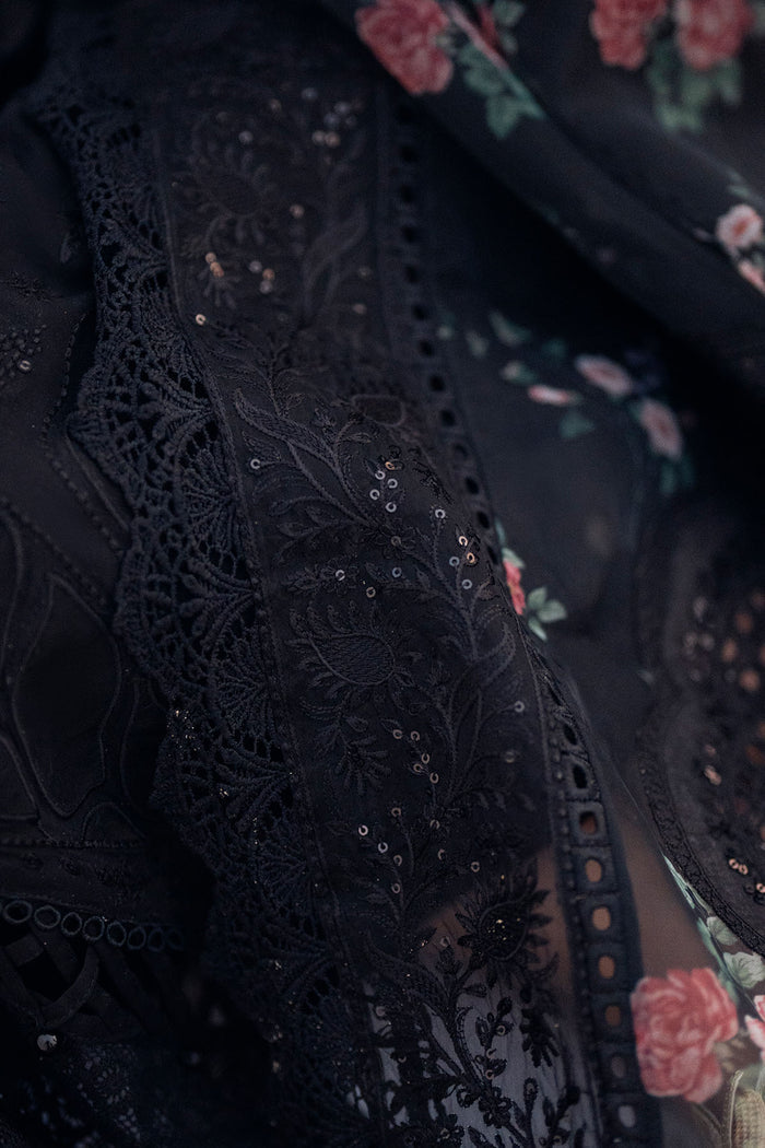 NUREH | ELEGANTLY FULLY HEAVY CHICKENKARI LAWN WITH THREAD EMBROIDERED SEQUENCE WORK & HEAVY LAZER CUT DESIGN | UNSTITCHED 3-PIECE SUIT | NE-151