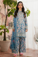 SCILLA BY AYZEL | LUXURY SWISS LAWN | MULTI DIGITAL PRINTED WITH EMBROIDERED | UNSTITCHED 3-PIECE SUIT |  AL-04
