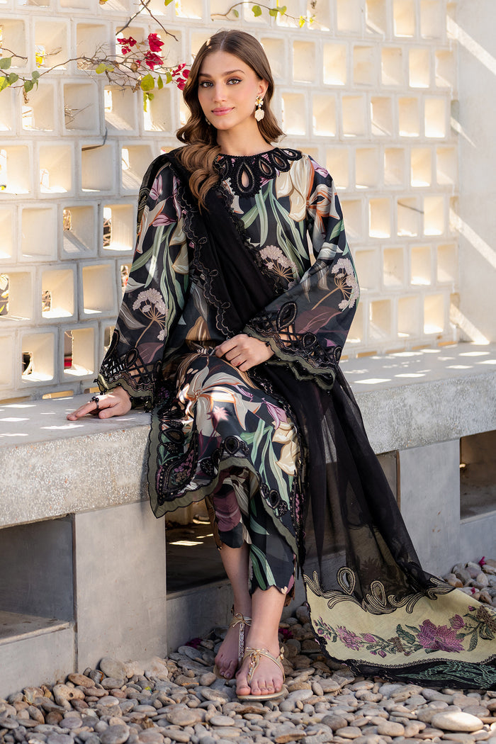 BAROQUE | MULTI DIGITAL PRINTED WITH PREMIUM EMBROIDERED LAWN | UNSTITCHED 3-PIECE SUIT | UF-4090