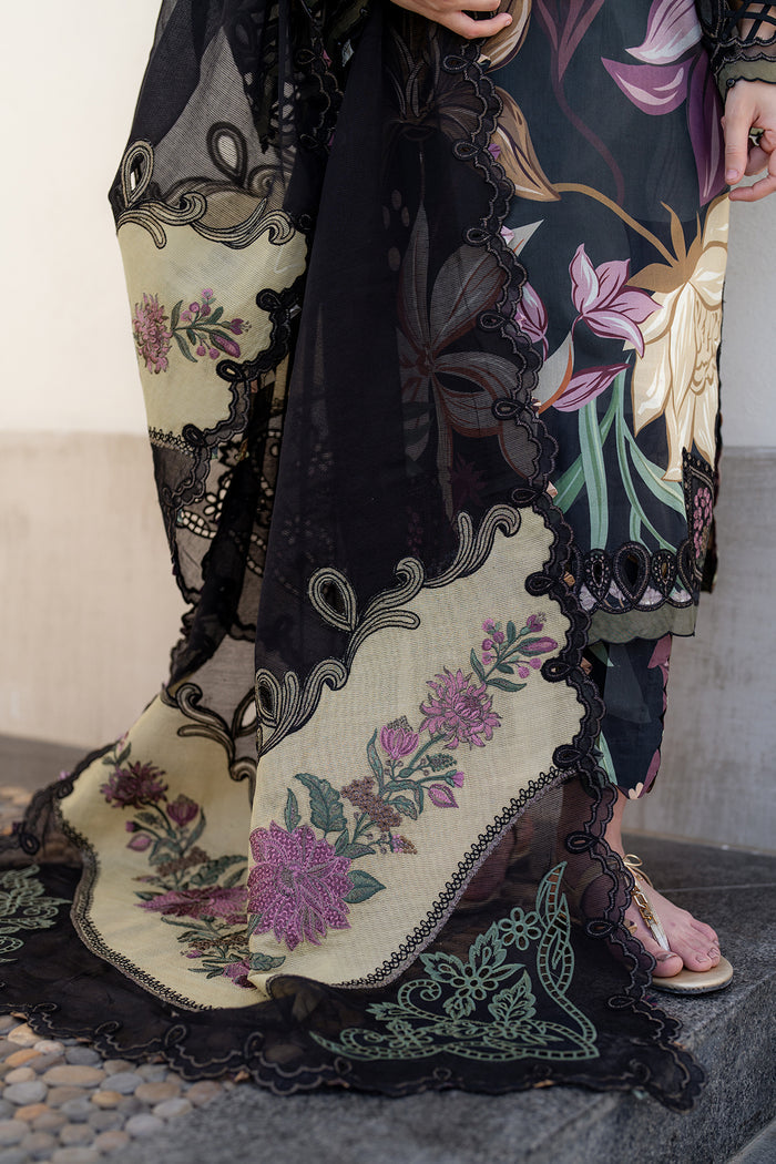 BAROQUE | MULTI DIGITAL PRINTED WITH PREMIUM EMBROIDERED LAWN | UNSTITCHED 3-PIECE SUIT | UF-4090