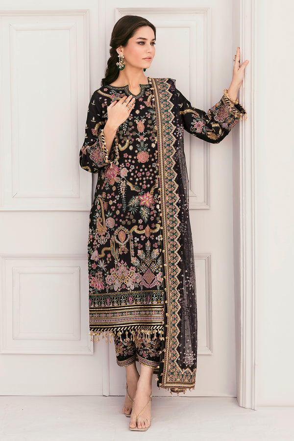 BAROQUE | LUXURY EMBROIDERED NET SUIT