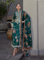 VELINA BY ZAINAB CHOTTANI | LUXURY MULTI DIGITAL PRINTED LAWN WITH HEAVY THREAD EMBROIDERED WORK | UNSTITCHED 3-PIECE SUIT | DC-01-UNS