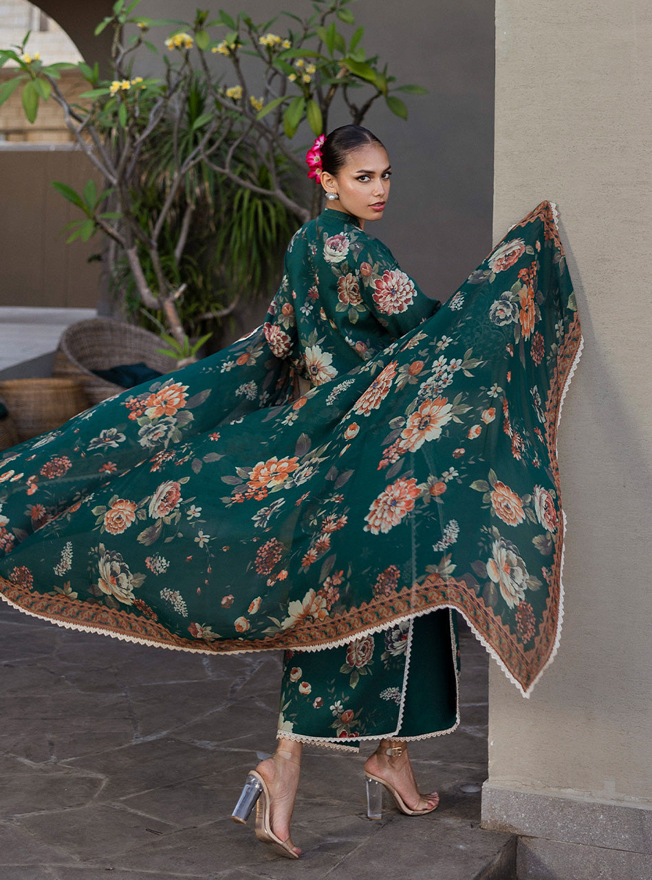 VELINA BY ZAINAB CHOTTANI | LUXURY MULTI DIGITAL PRINTED LAWN WITH HEAVY THREAD EMBROIDERED WORK | UNSTITCHED 3-PIECE SUIT | DC-01-UNS