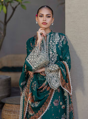 VELINA BY ZAINAB CHOTTANI | LUXURY MULTI DIGITAL PRINTED LAWN WITH HEAVY THREAD EMBROIDERED WORK | UNSTITCHED 3-PIECE SUIT | DC-01-UNS
