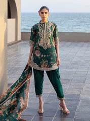 VELINA BY ZAINAB CHOTTANI | LUXURY MULTI DIGITAL PRINTED LAWN WITH HEAVY THREAD EMBROIDERED WORK | UNSTITCHED 3-PIECE SUIT | DC-01-UNS