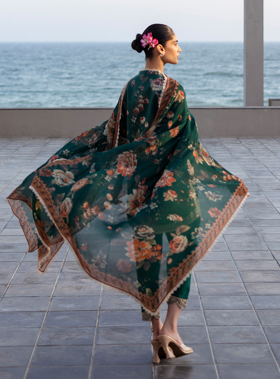 VELINA BY ZAINAB CHOTTANI | LUXURY MULTI DIGITAL PRINTED LAWN WITH HEAVY THREAD EMBROIDERED WORK | UNSTITCHED 3-PIECE SUIT | DC-01-UNS