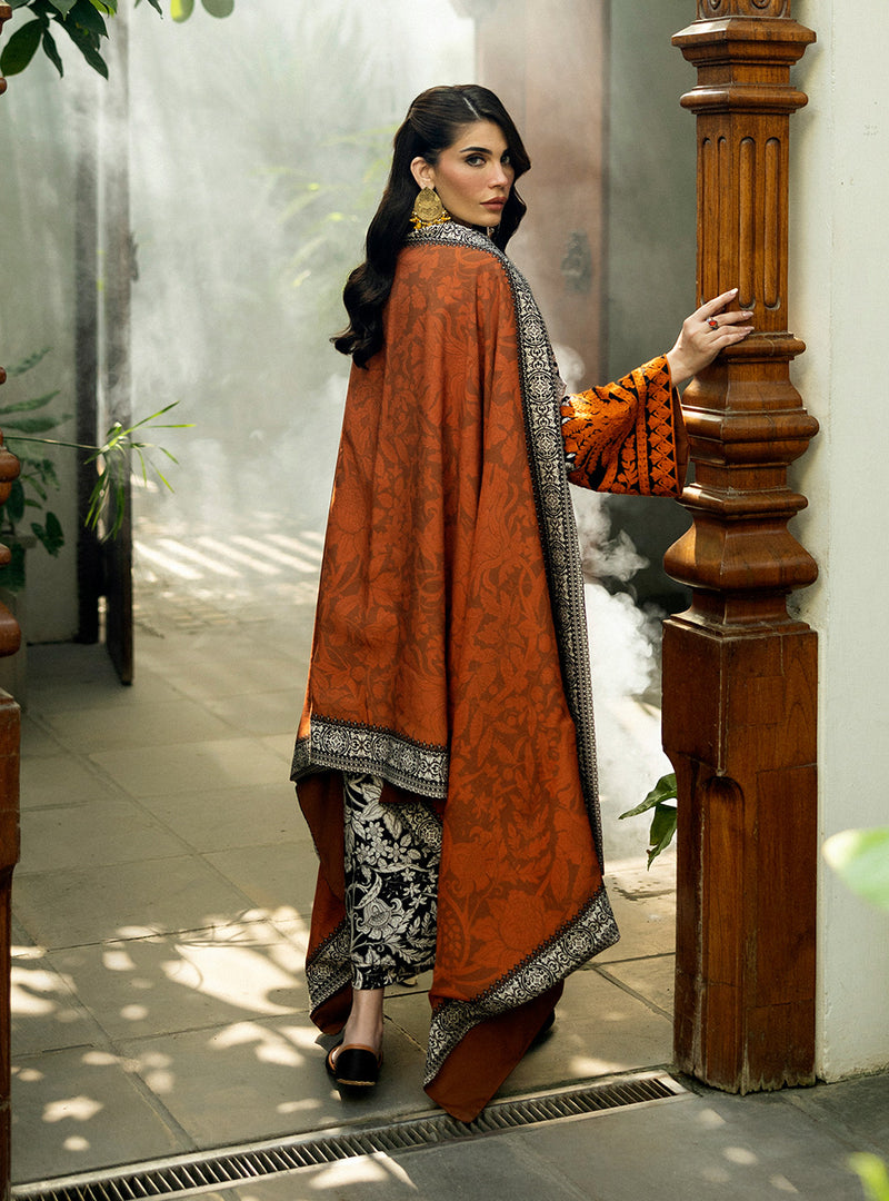 MYSHA BY ZAINAB CHOTTANI | ELEGANTLY DIGITAL PRINTED WITH EMBROIDERED SWISS LAWN | UNSTITCHED 3-PIECE SUIT