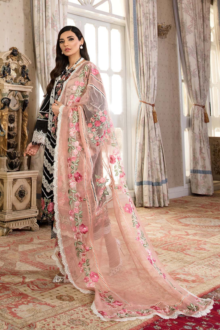 MIDNIGHT BY CRIMSON |  LUXURY LAWN | FULL HEAVY CHICKENKARI EMBROIDERED | UNSTITCHED 3-PIECE SUIT