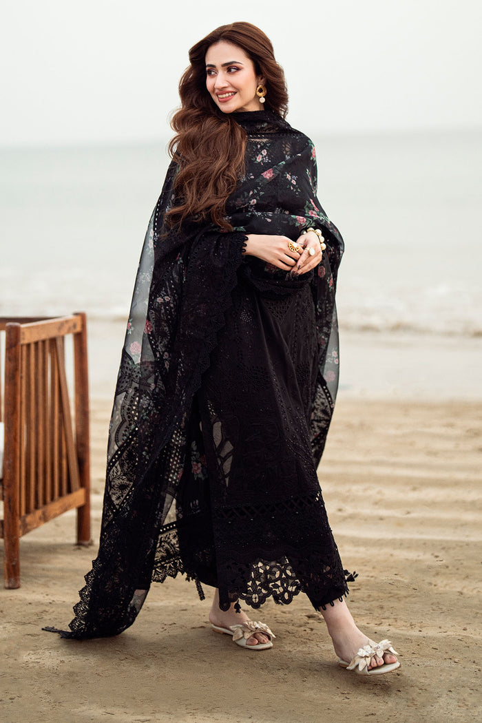 NUREH | ELEGANTLY FULLY HEAVY CHICKENKARI LAWN WITH THREAD EMBROIDERED SEQUENCE WORK & HEAVY LAZER CUT DESIGN | UNSTITCHED 3-PIECE SUIT | NE-151