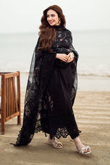 NUREH | ELEGANTLY FULLY HEAVY CHICKENKARI LAWN WITH THREAD EMBROIDERED SEQUENCE WORK & HEAVY LAZER CUT DESIGN | UNSTITCHED 3-PIECE SUIT | NE-151