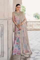 IZNIK | LUXURY LAWN MULTI DIGITAL PRINTED WITH FULL EMBROIDERED UNSTITCHED 3-PIECE SUIT | UE-312 PRINTED GEORGETTE