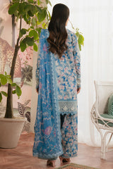 SCILLA BY AYZEL | LUXURY SWISS LAWN | MULTI DIGITAL PRINTED WITH EMBROIDERED | UNSTITCHED 3-PIECE SUIT |  AL-04