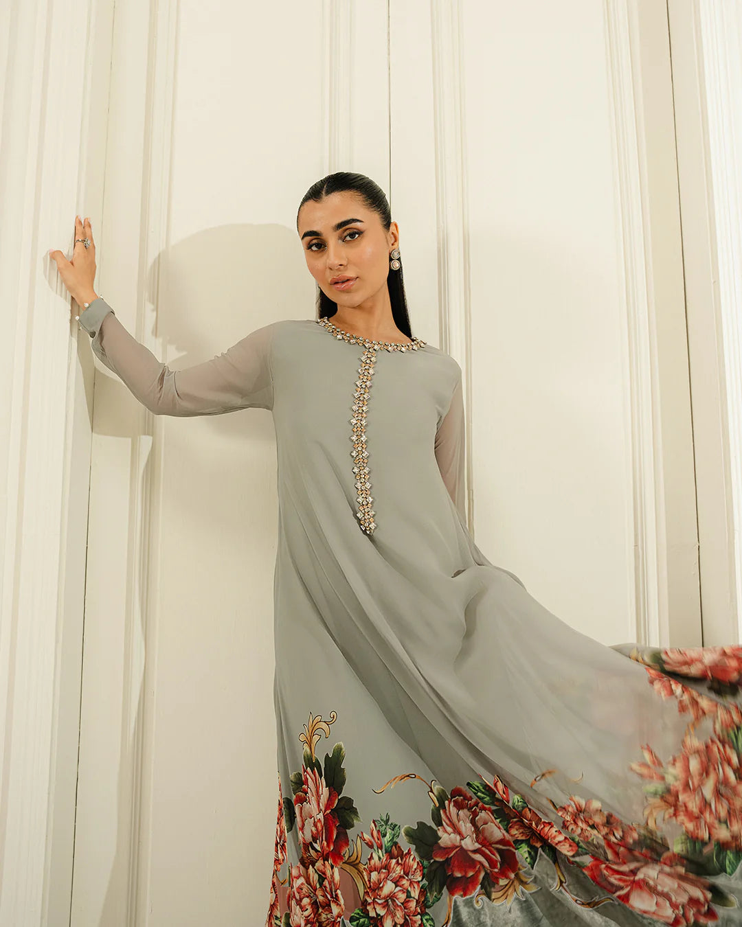 LULUSAR - DIGITAL PRINTED SILK COLLECTION WITH HANDMADE WORK Shanzay Outfit LULUSAR - DIGITAL PRINTED SILK COLLECTION WITH HANDMADE WORK Shanzay Outfit